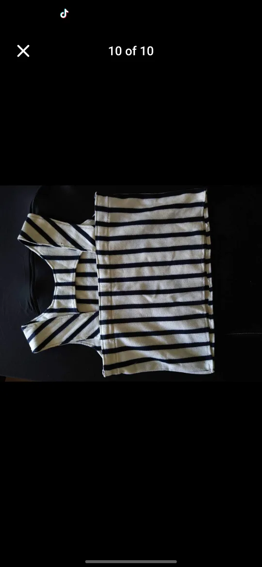 Striped Sleeveless Top thumbnail