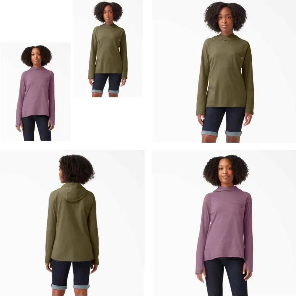 Dickies Women's Long Sleeve Hoodie - Size M thumbnail