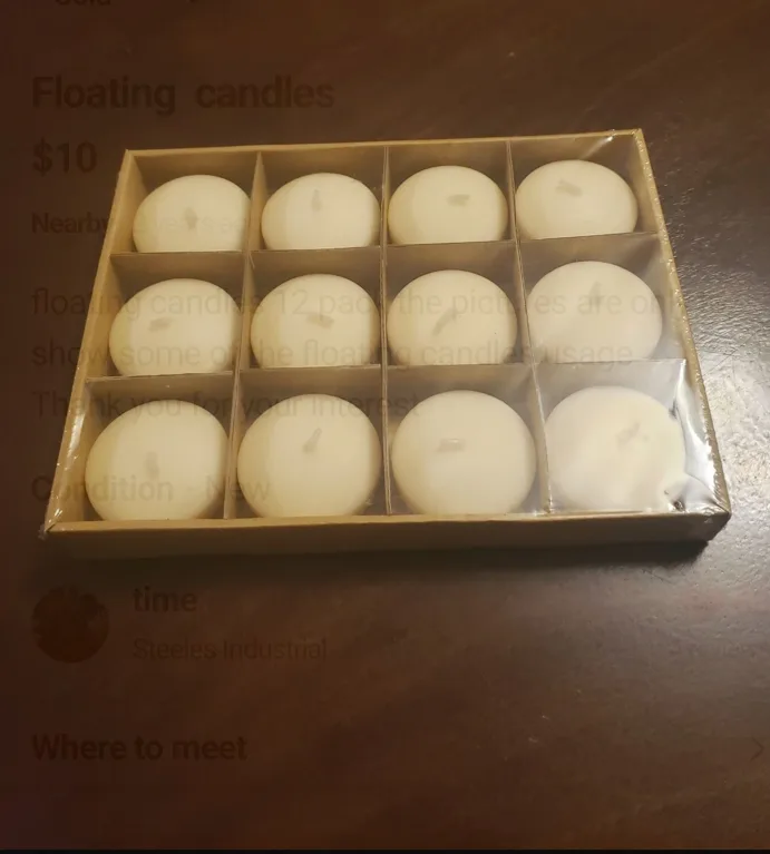 New Floating Candles - 12 Pack thumbnail