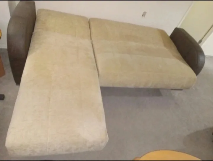 L shaped sofa bed with two storage spaces image indicator(2)