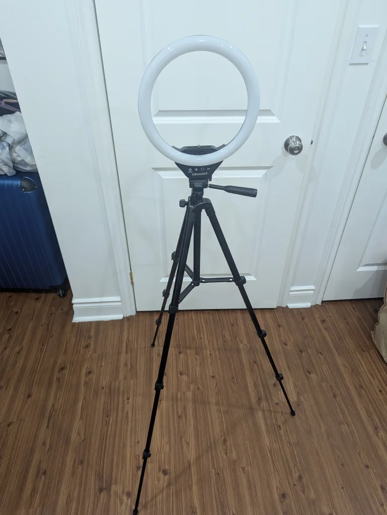 UBeesize 10" Ring Light with Tripod image indicator(4)
