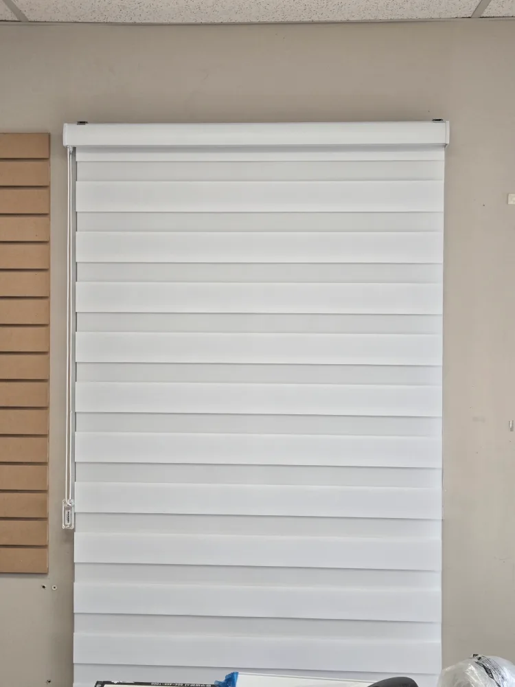 White Zebra Roller Blinds thumbnail