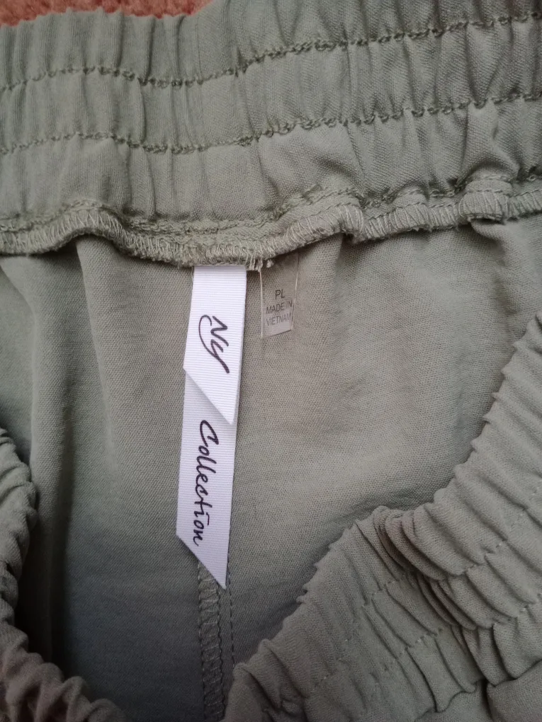 NEW NY Collection Olive Green Pants - Size PL image indicator(2)