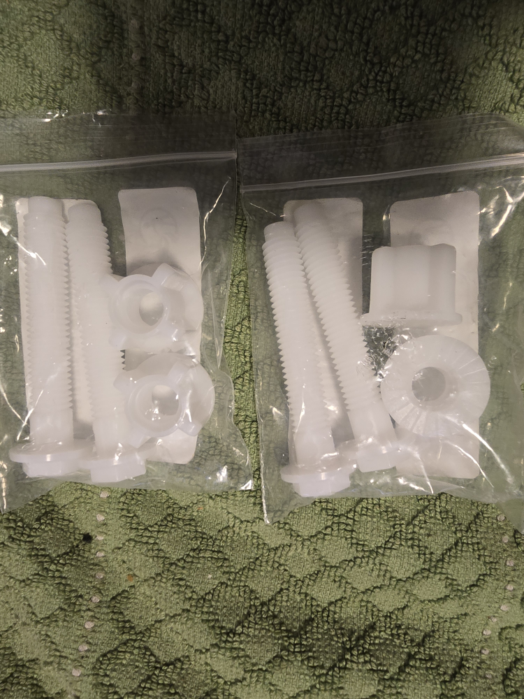 Toilet Seat Hinge Screws - New