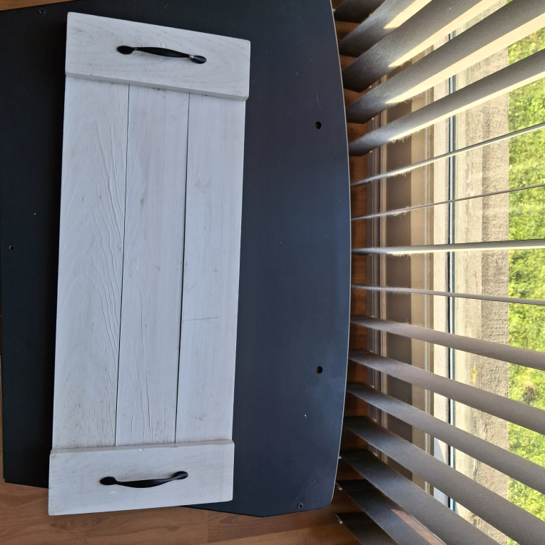 Wood over the tub caddy