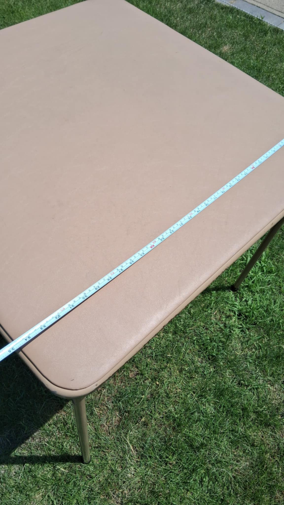 Folding Table - Beige - photo 2