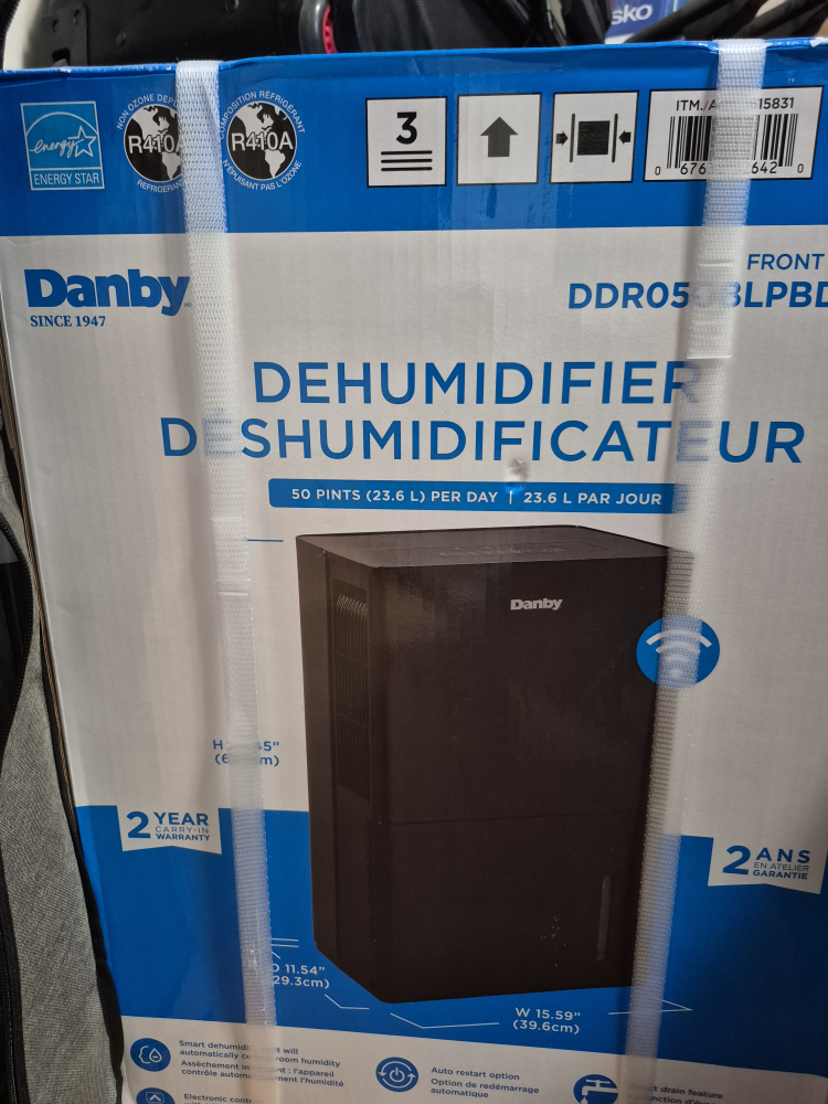 Danby DDR053BLPBDE Dehumidifier - 50 Pints - photo 2