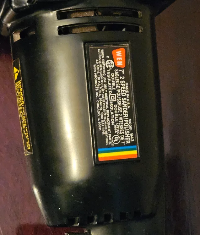 WEN 943 7" 2-Speed Sander/Polisher image indicator(9)