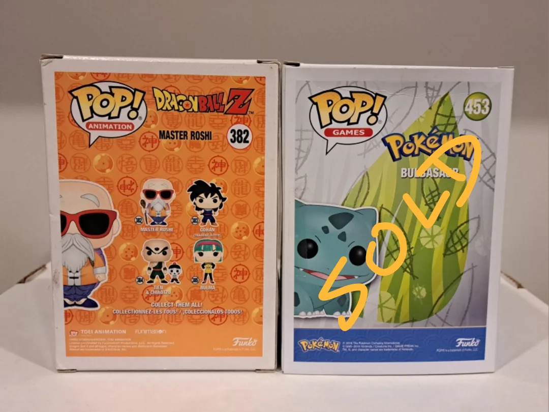 Funko Pop! Master Roshi & Bulbasaur image indicator(3)