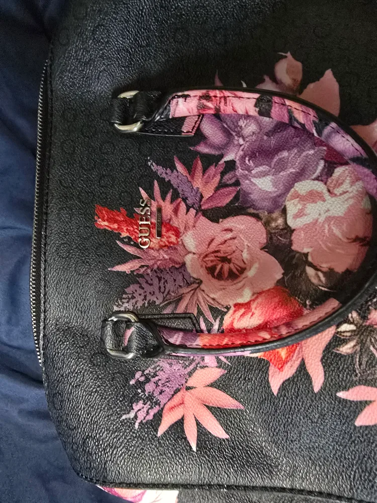 Guess Floral Print Handbag, Wallet & Cardholder Set thumbnail