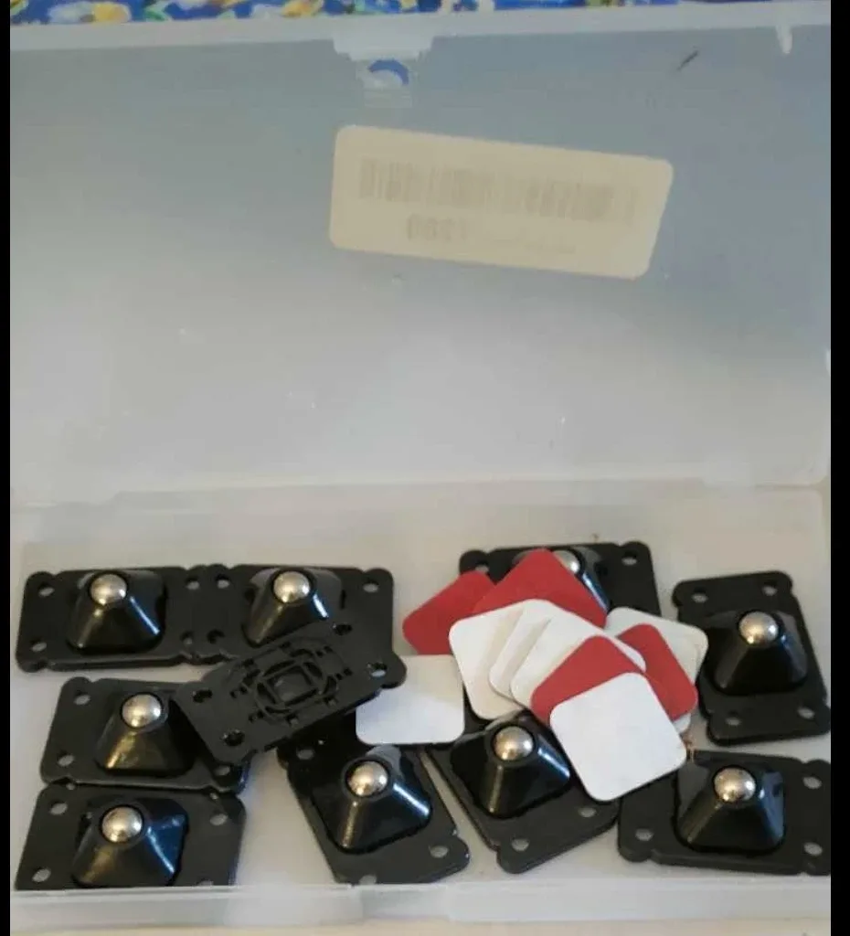 Adhesive Universal Wheel - 360° Rotatable 10pcs image indicator(2)