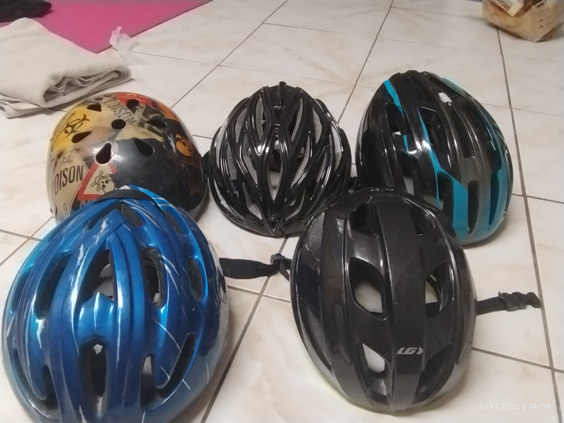Assorted Bike Helmets