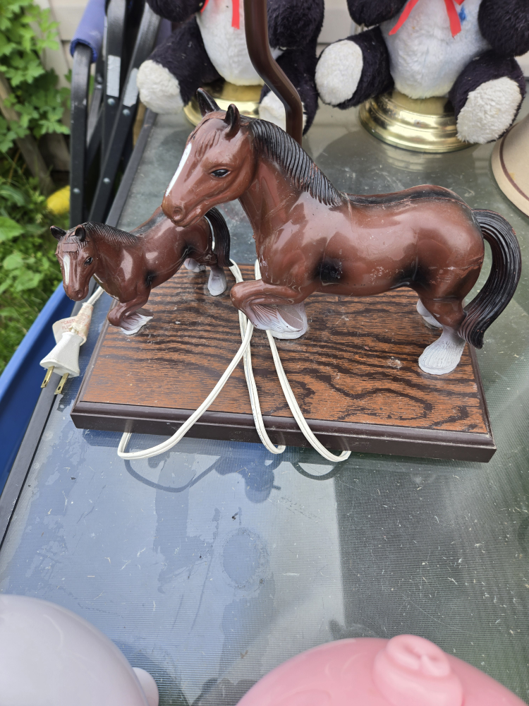 Vintage Horse Lamp - photo 2