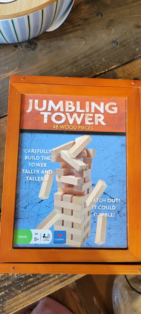 Cardinal Jumbling Tower Game - 48 Wood Pieces thumbnail