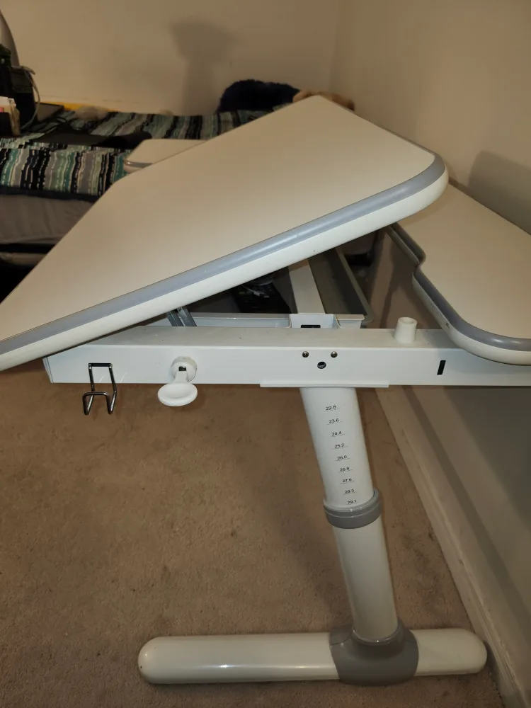 Adjustable Height Desk - White image indicator(6)