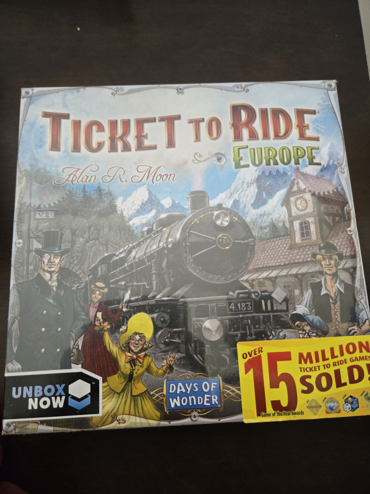 Ticket to Ride Europe Board Game