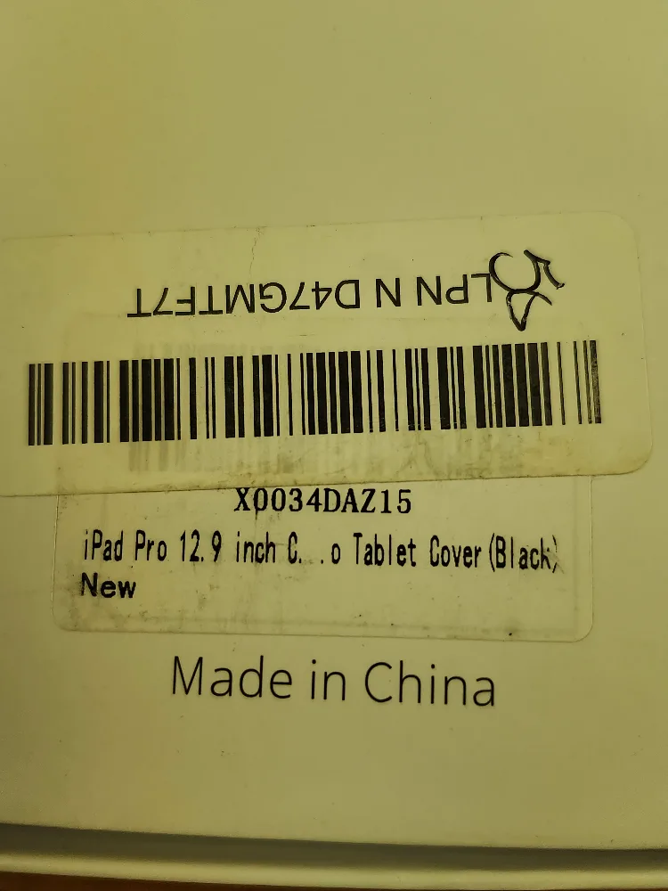 New iPad Pro 12.9 inch Tablet Cover (Black) image indicator(2)