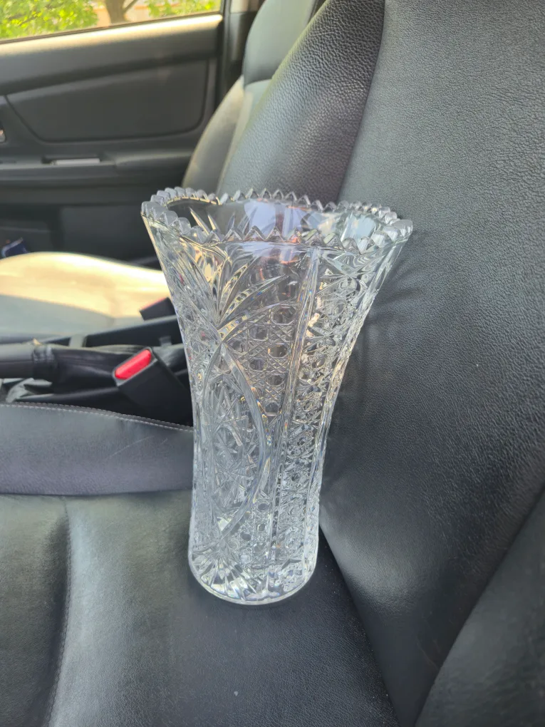 Crystal Vase - Decorative Glass thumbnail