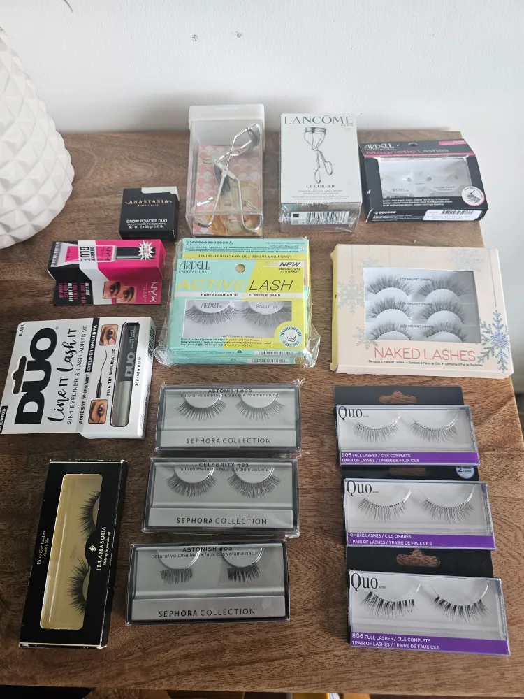 Mixed Lot of Lashes: Ardell, Quo, Sephora, Lancome & More thumbnail