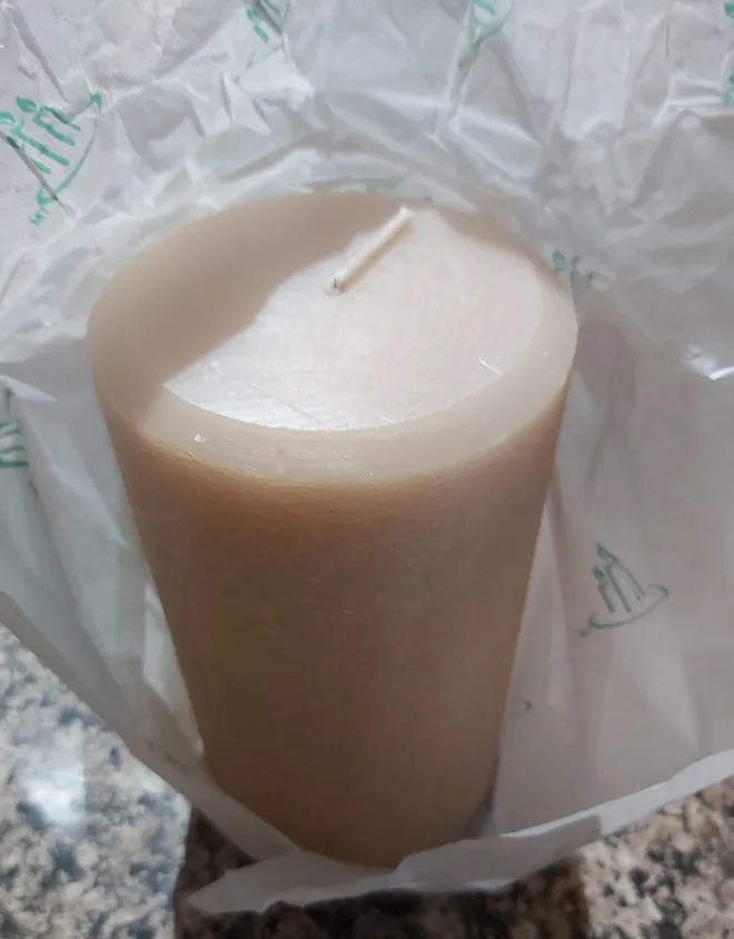 🇨🇦 Partylite Heirloom Pearls Volupte Elegance Pillar Candle thumbnail