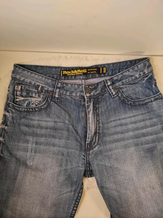 Rock & Roll Cowboy Denim Jeans, Size 32/32 thumbnail