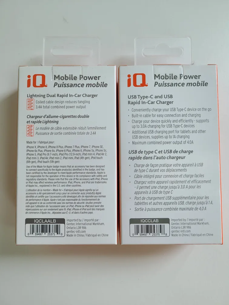 New iQ Mobile Power Rapid In-Car Charger image indicator(2)