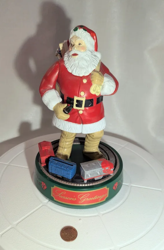 Coca-Cola Santa Claus Die Cast Animated bank 🇨🇦 thumbnail