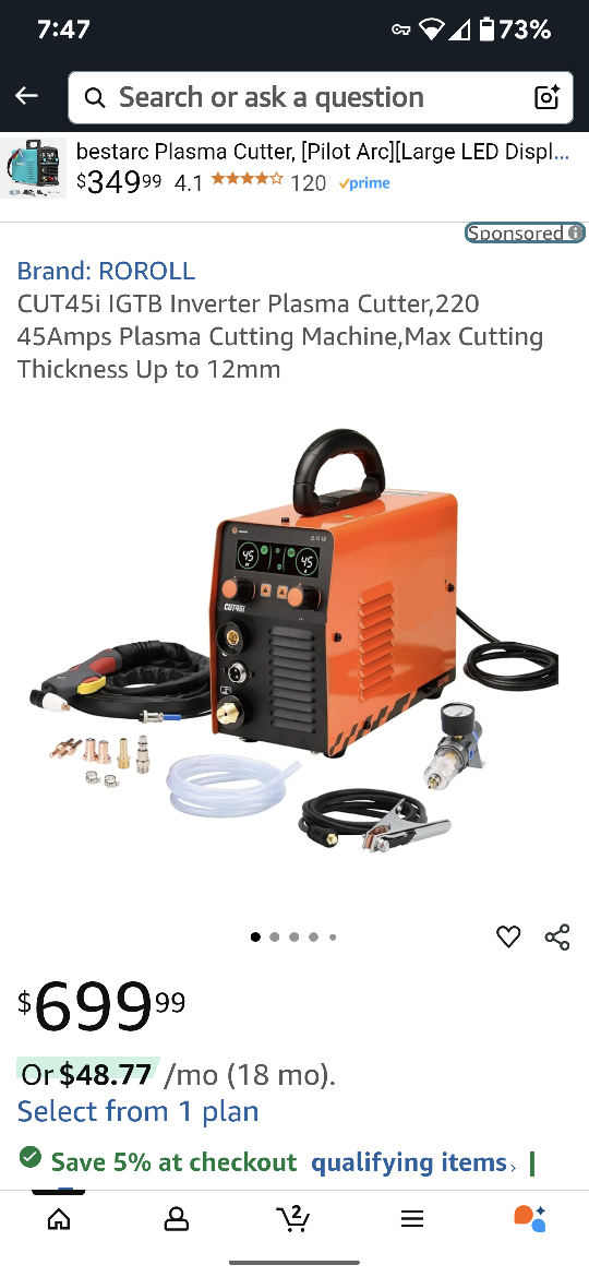 🥕Plasma Cutter used once or twice
