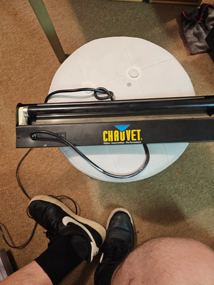 Vintage Chauvet 18 uv blacklight value invitation performance thumbnail