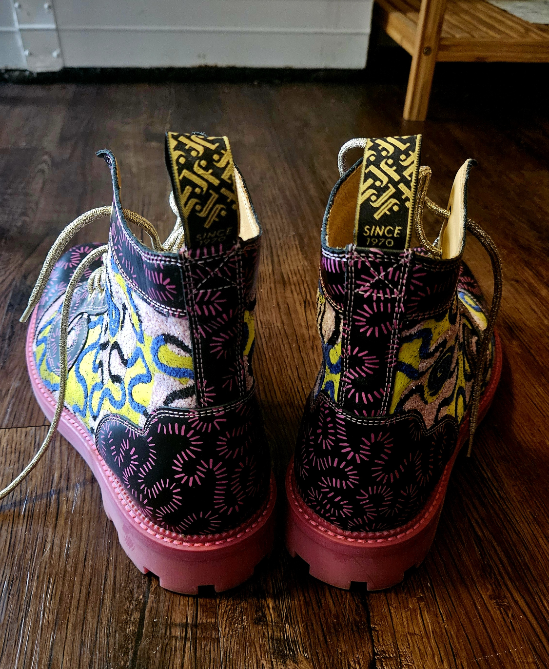John Fluevog 7th Heaven Derby Swirl (6 eye) -  Ankle boots New. - photo 4