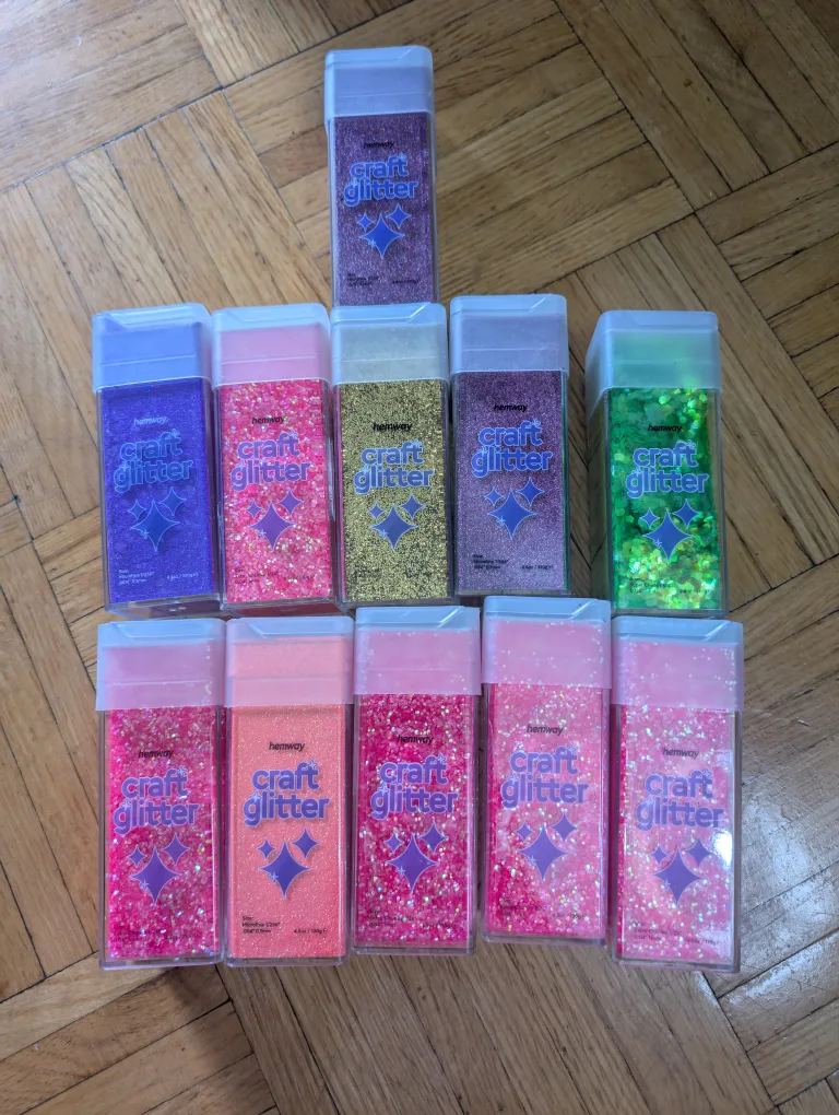 Hemway Craft Glitter - Assorted Colours thumbnail