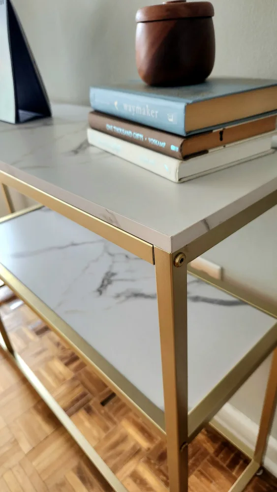 Faux Marble Console Table - Entryway/Hallway *new image indicator(3)
