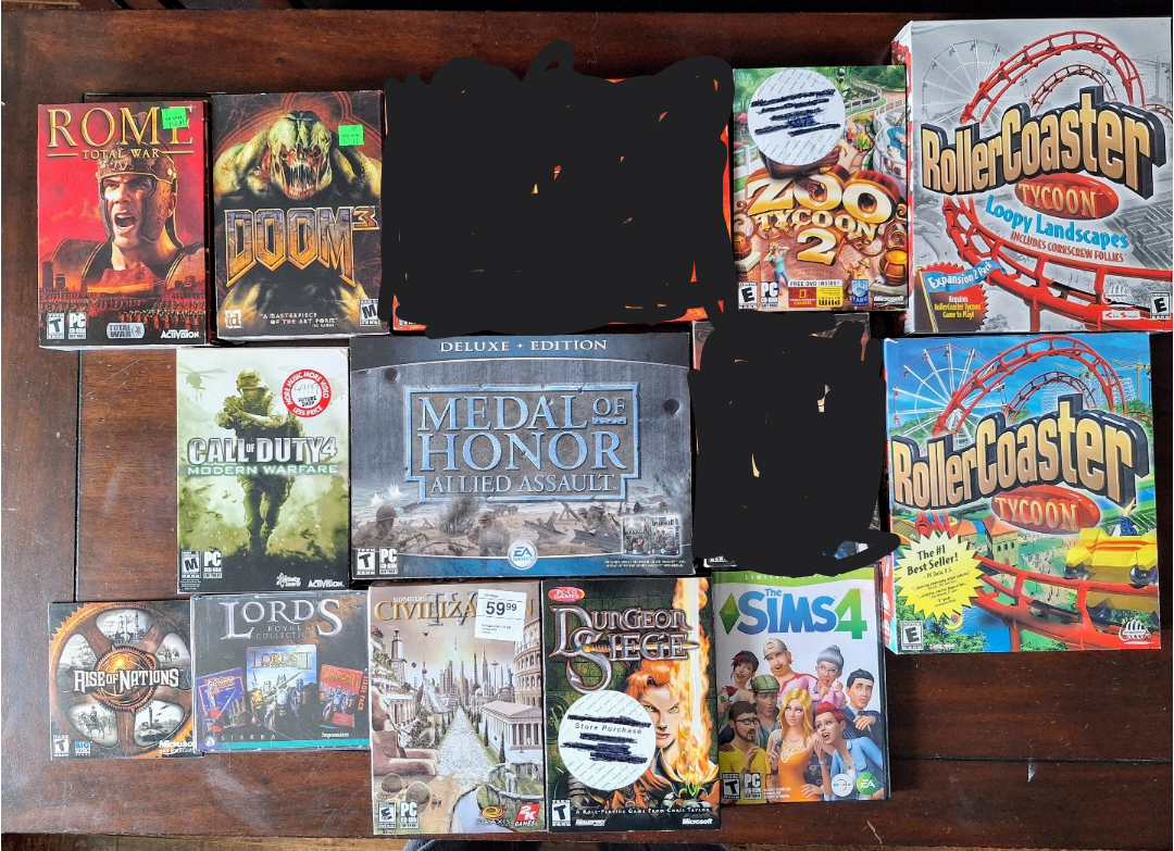 Lot of 12 PC Games - Variety of Genres & Titles