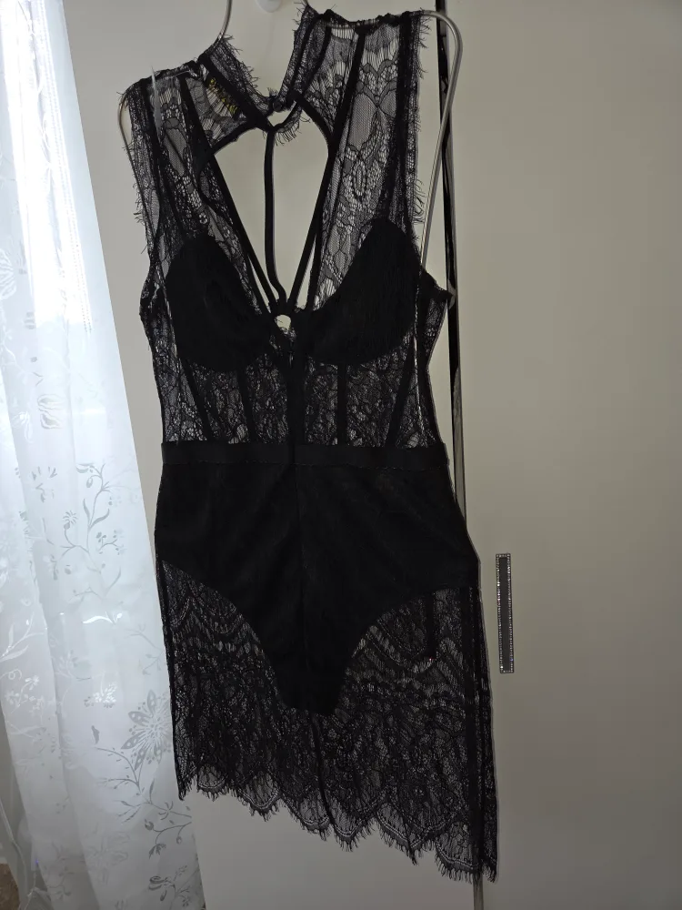 Black Lace Bodysuit dress image indicator(3)