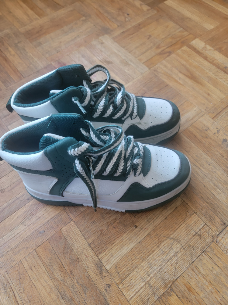 Sneakers green & white - photo 2