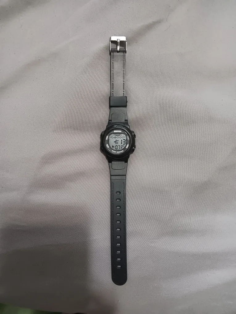 Socico Digital Watch - Black thumbnail