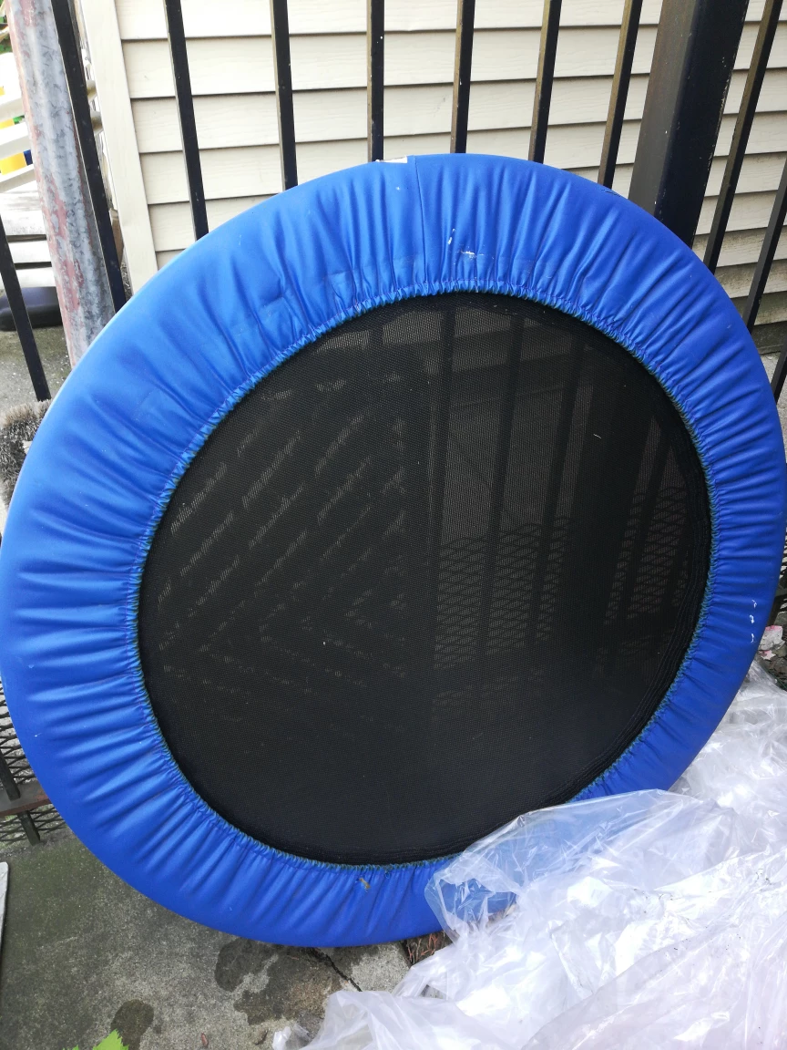 Blue Rebounder Trampoline