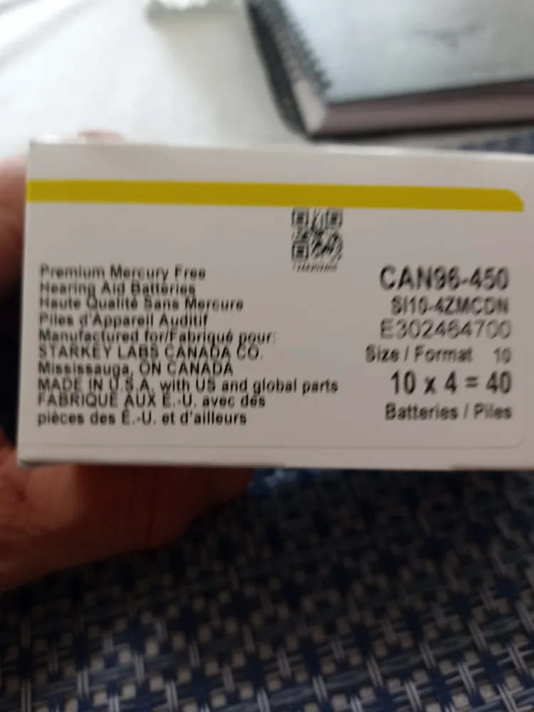 Premium Mercury Free Hearing Aid Batteries - Size 10 - New! image indicator(4)