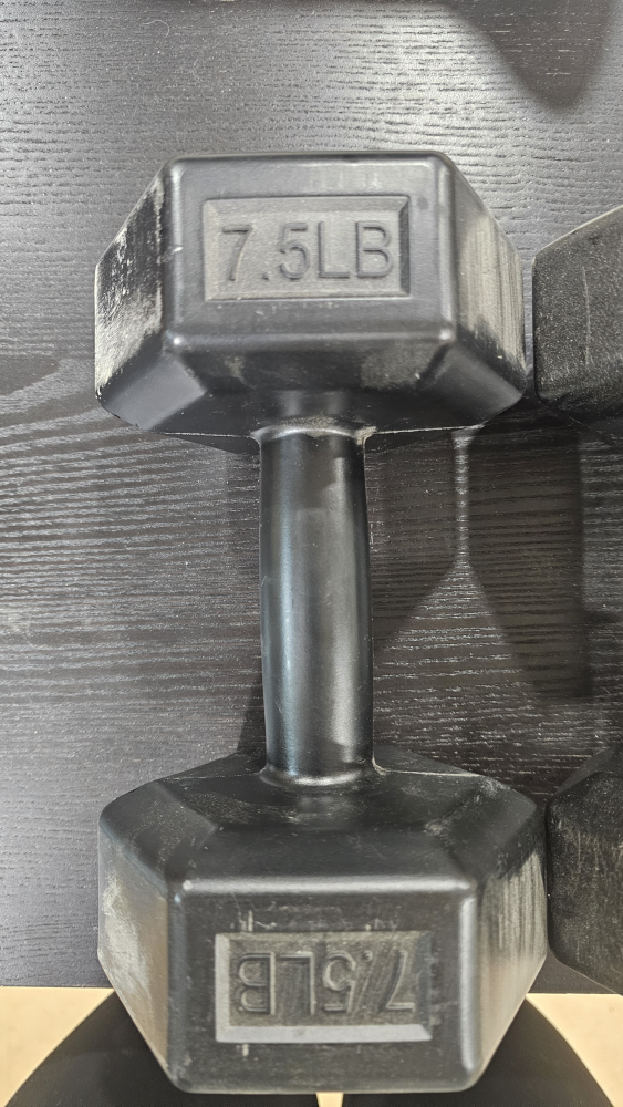 Pair of 7.5 LB Dumbbells - photo 2
