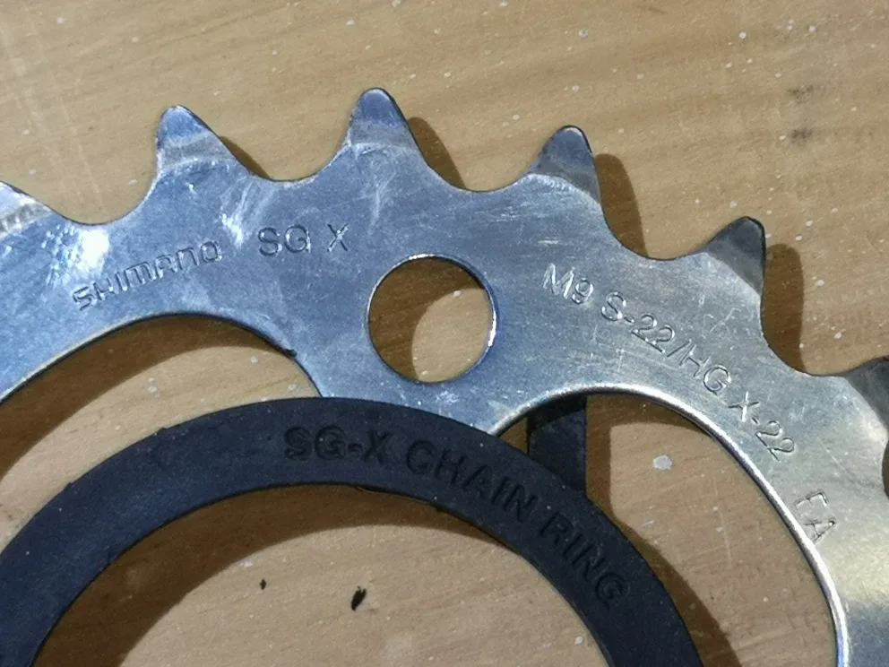 Bicycle Chainring 22 Tooth Cog Shimano Gear image indicator(8)