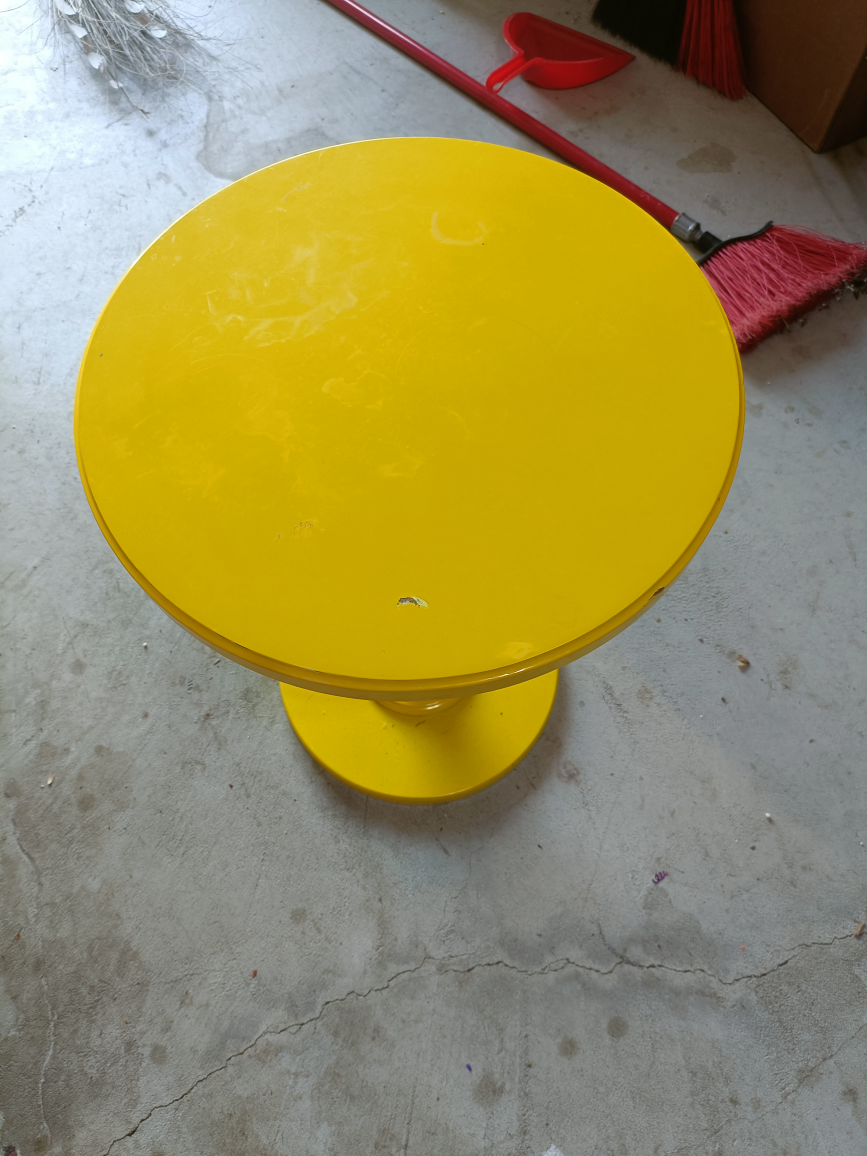 Yellow Accent Table - photo 4