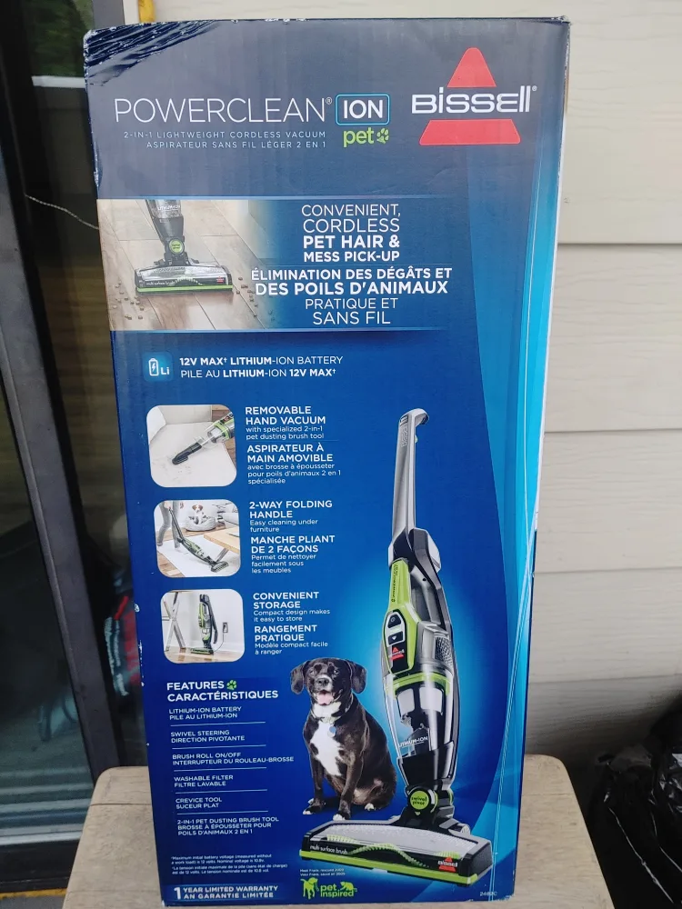 Bissell PowerClean Ion Pet Lightweight Cordless Vacuum thumbnail