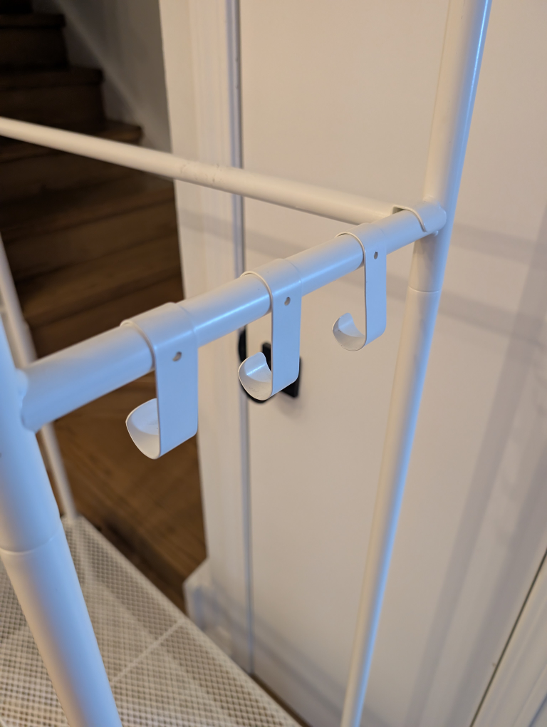 IKEA MACKAPÄR Clothes Rack, White - photo 3