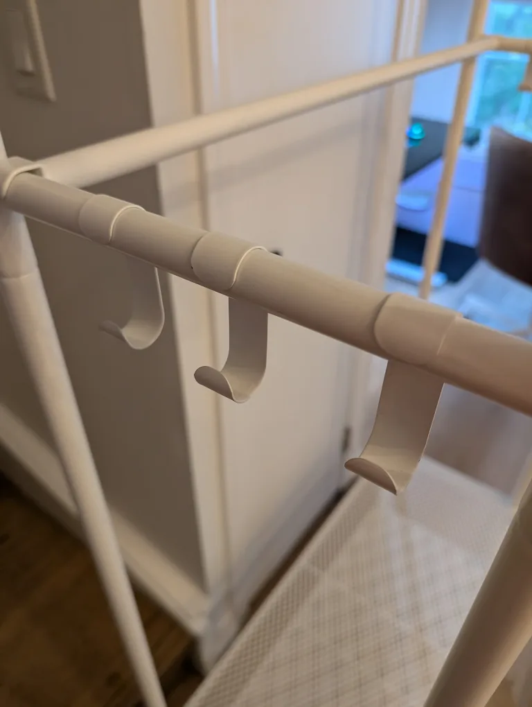 IKEA MACKAPÄR Clothes Rack, White image indicator(4)