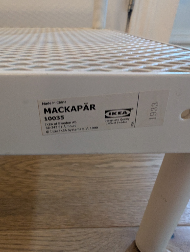 IKEA MACKAPÄR Clothes Rack, White - photo 5