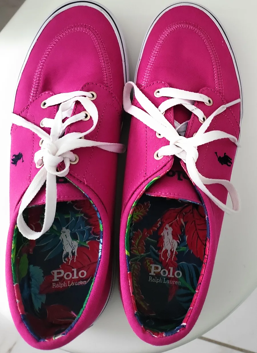Polo Ralph Lauren Facon x Canvas Sneakers. size 10.5 image indicator(2)