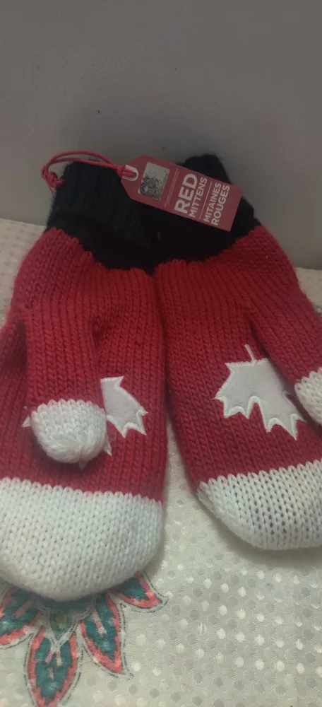 Hudson's Bay Olympic Red Mittens L/XL thumbnail