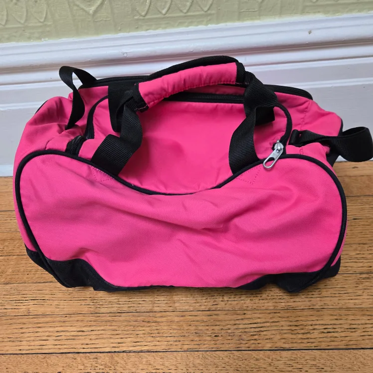 Nike Pink & Black Duffle Bag image indicator(2)