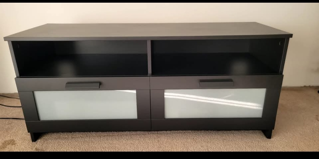 IKEA BRIMNES Black TV Bench (2 drawers) - Excellent Condition!