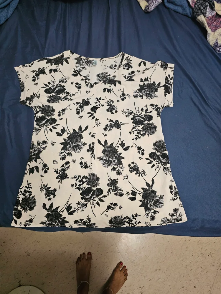 🥕 Floral Print Tunic Dress thumbnail